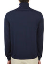 Horsebit Intarsia Wool Turtleneck Navy - GUCCI - BALAAN 5