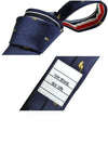 All Over Birds Bee Icon Classic Tie Navy - THOM BROWNE - BALAAN 3