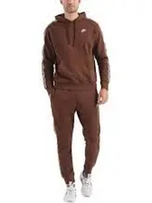 Nike Club Men's Fleece GX Track Suit Brown - NIKE - BALAAN 2