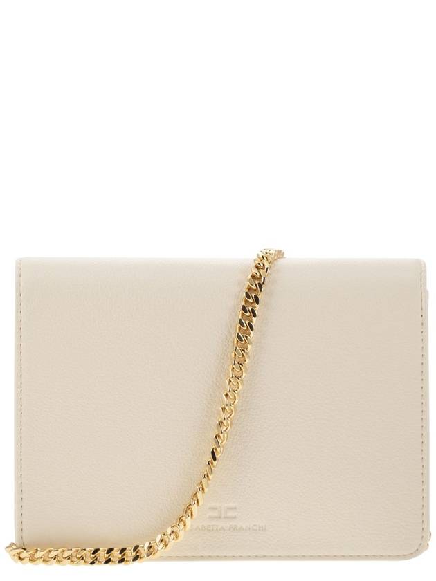 Small shoulder strap with logo plaque - ELISABETTA FRANCHI - BALAAN 2