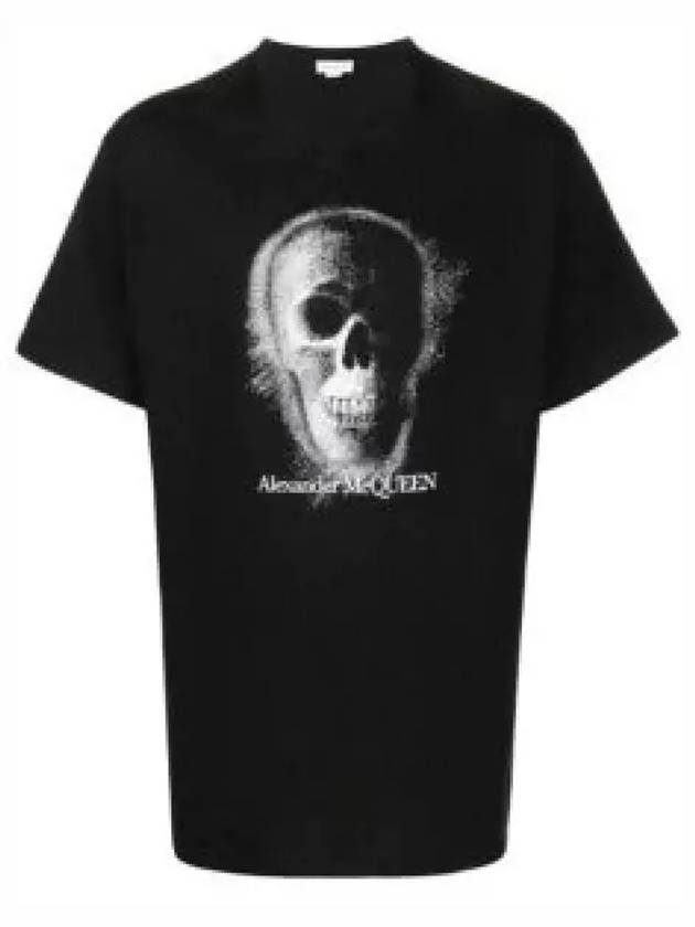 Allen Sanders McQueen short sleeve t shirt black 704967 QTZ02 1258889 - ALEXANDER MCQUEEN - BALAAN 1