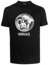 Medusa Logo Short Sleeve T-Shirt Black - VERSACE - BALAAN 1