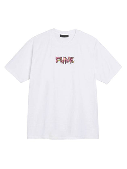 Melting Funk Short Sleeve T-Shirt White - ARCANE FUNK - BALAAN 2