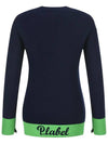 Logo slit knit t-shirt MK3SP032NVY - P_LABEL - BALAAN 6