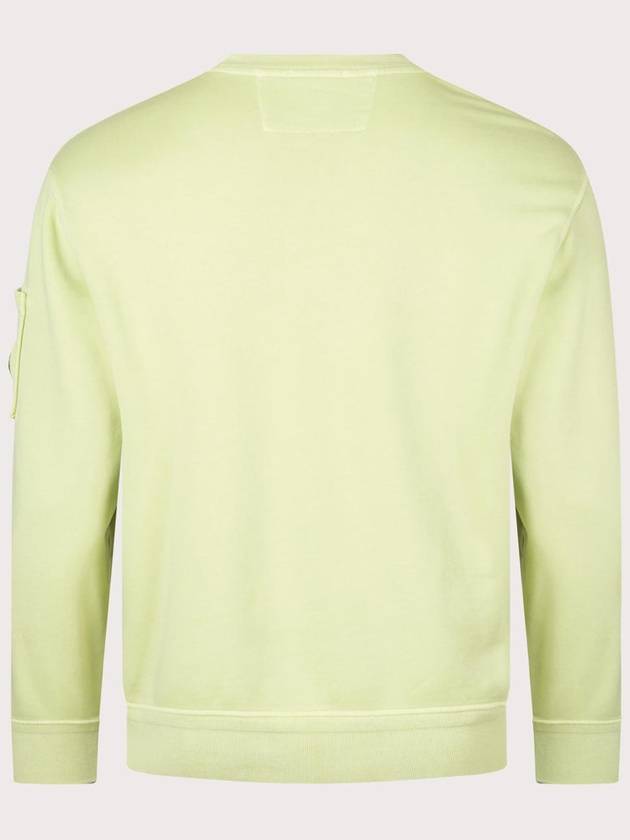 Cotton Diagonal Fleece Lens Sweatshirt Green - CP COMPANY - BALAAN 4