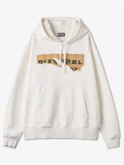 S Macs Poff Hoodie White - DIESEL - BALAAN 2