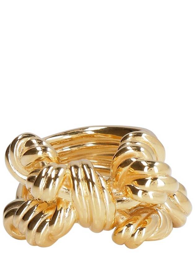 Knot Matte Ring Gold - BOTTEGA VENETA - BALAAN 2