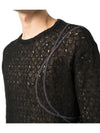 Lace knit sweater ATB862M BLACK - ANDERSSON BELL - BALAAN 5