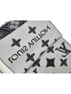 LV Essential Monogram Shine Wool Scarf Black - LOUIS VUITTON - BALAAN 9