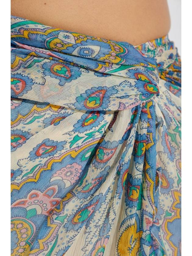 Etro Silk Skirt With Decorative Pattern, Women's, Multicolour - ETRO - BALAAN 5