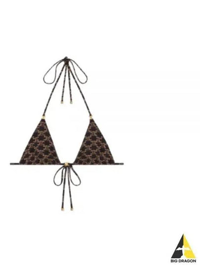 Triomphe Monogram Triangle Top Brown - CELINE - BALAAN 2