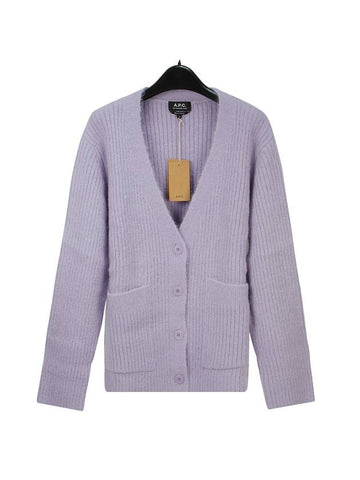 WoMen's Claudine Cardigan Purple - A.P.C. - BALAAN 1