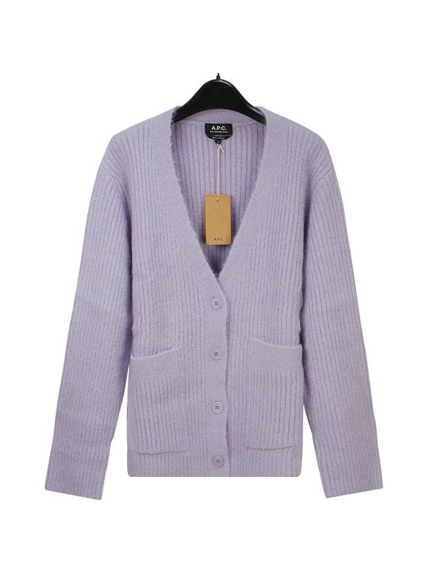 Women's Claudine Cardigan Purple - A.P.C. - BALAAN 1