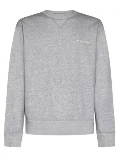 Mikis Embroidery Logo Sweatshirt Grey - ISABEL MARANT - BALAAN 2