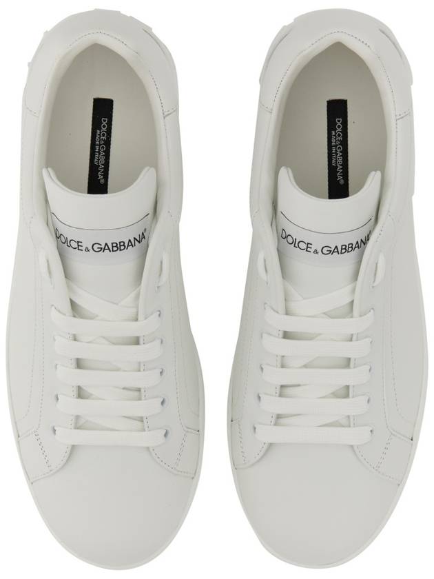 Portofino Calfskin Low Top Sneakers White - DOLCE&GABBANA - BALAAN 2