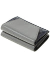 Logo Leather Half Wallet Grey - MARNI - BALAAN 5