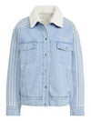 neutral coat denim jacket clear blue - ADIDAS - BALAAN 1