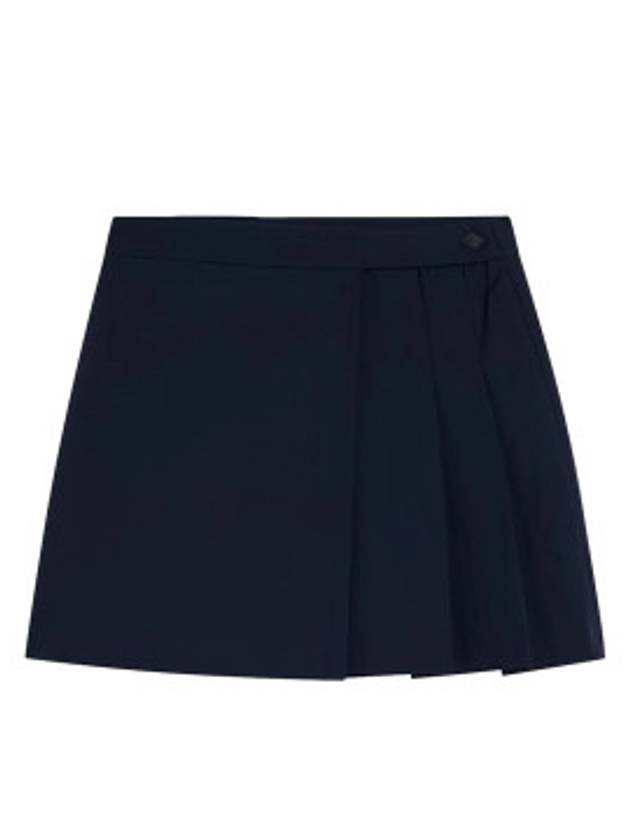 Women's Cataleya Pleated Skirt Navy - J.LINDEBERG - BALAAN 4