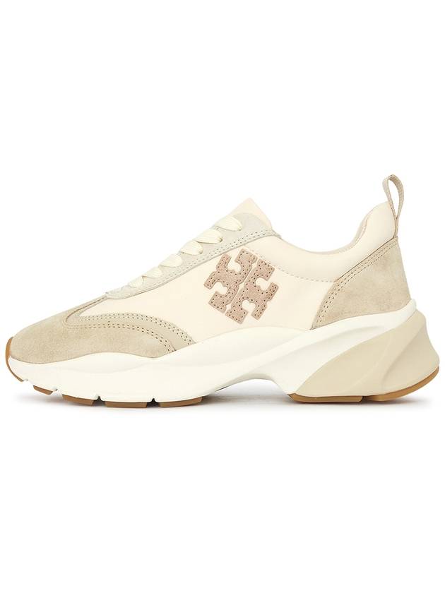 Good Luck Trainer Low Top Sneakers Beige - TORY BURCH - BALAAN 5