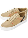 Women's House Check Low Top Sneakers Beige - BURBERRY - BALAAN 2