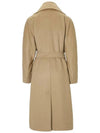 Women's Resina Wool Broadcloth Double Coat Camel - MAX MARA - BALAAN 4