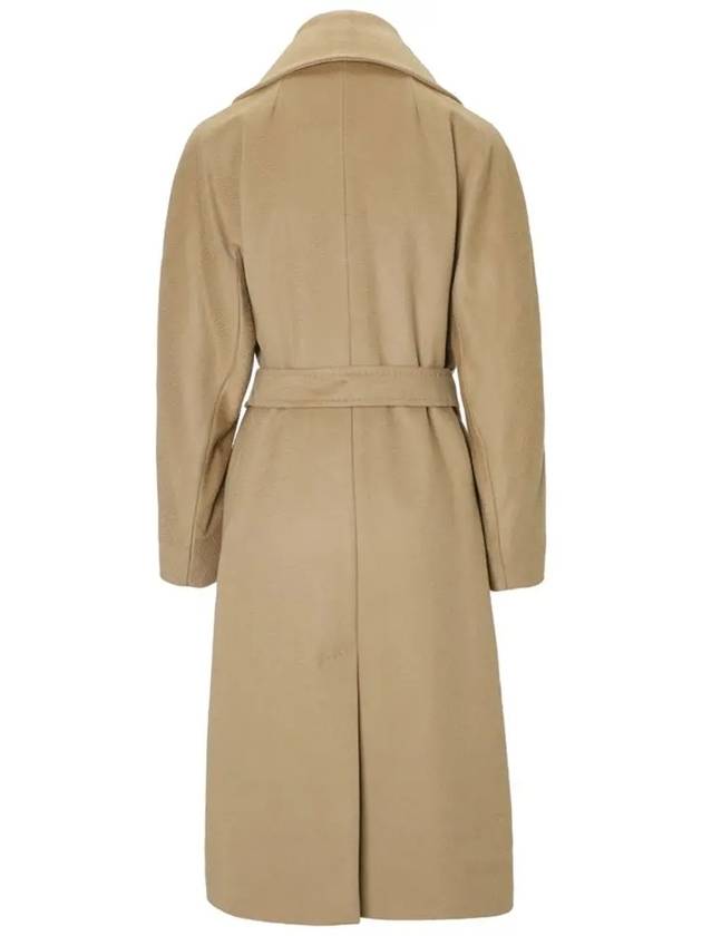 Women's Resina Wool Broadcloth Double Coat Camel - MAX MARA - BALAAN 4