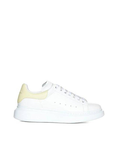 Oversized Yellow Tab Low Top Sneakers White - ALEXANDER MCQUEEN - BALAAN 2