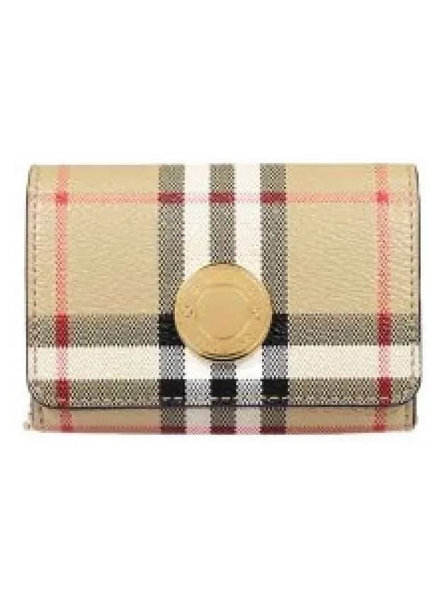 Check Detachable Chain Strap Wallet Archive Beige - BURBERRY - BALAAN 2