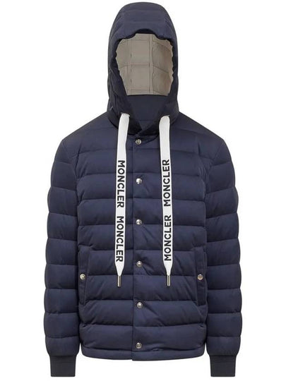 CIRON logo hood padded jacket navy 1A000 73 899RX 742 - MONCLER - BALAAN 2