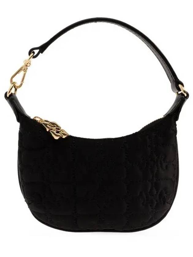 Butterfly Mini Quilted Hand Shoulder Bag Black - GANNI - BALAAN 2