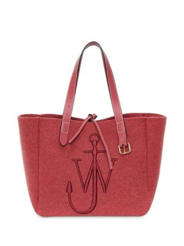 Embroidered Logo Tote Bag Pink - JW ANDERSON - BALAAN 1