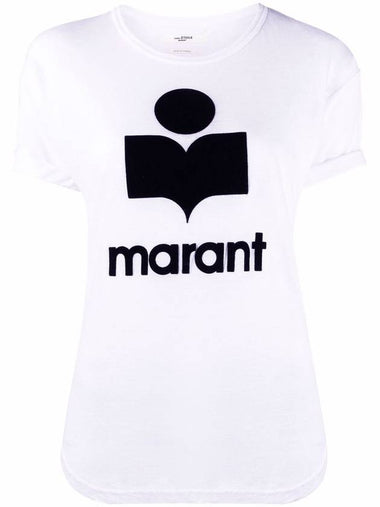 MARANT ETOILE T-shirts and Polos White - ISABEL MARANT - BALAAN 1