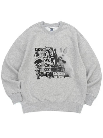 Shopping Carat Sweatshirt Melange - POLYGRAM - BALAAN 1