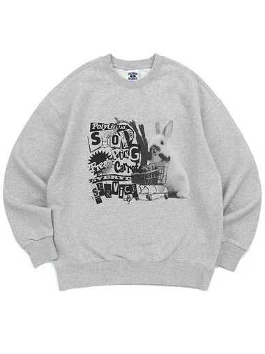 Shopping Carat Sweatshirt Melange - POLYGRAM - BALAAN 1