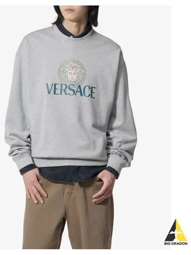 Medusa Head Print Sweatshirt Grey - VERSACE - BALAAN 2