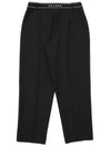 Pintuck tapered fit pants BLACK WOMAN - MALBON GOLF - BALAAN 2