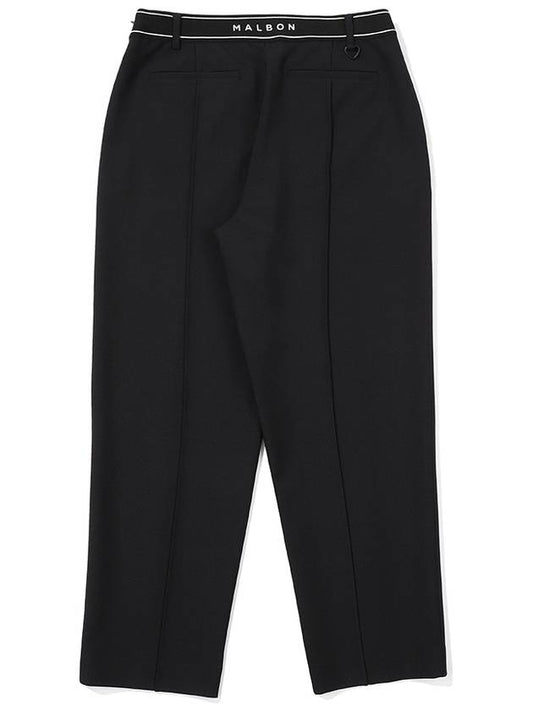 Pintuck tapered fit pants BLACK WOMAN - MALBON GOLF - BALAAN 2