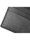 Men's Intrecciato Half Wallet Black - BOTTEGA VENETA - BALAAN 6