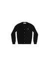 Heart Wappen Wool Cardigan Black - COMME DES GARCONS - BALAAN 2