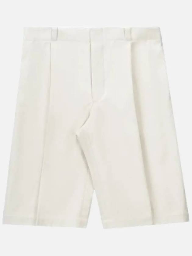 Beige pleated short pants MTU318A F0175 113 - THOM BROWNE - BALAAN 3