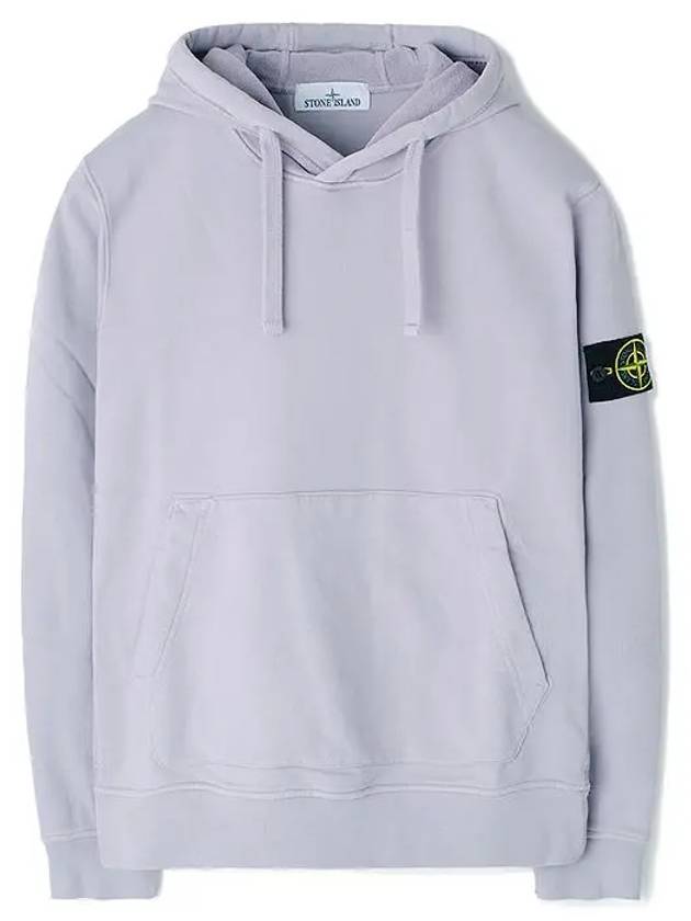 Signature Logo Patch Hoodie Lavender - STONE ISLAND - BALAAN 2