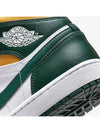 Air Jordan 1 Mid Sonics Sneakers Green Yellow - NIKE - BALAAN.