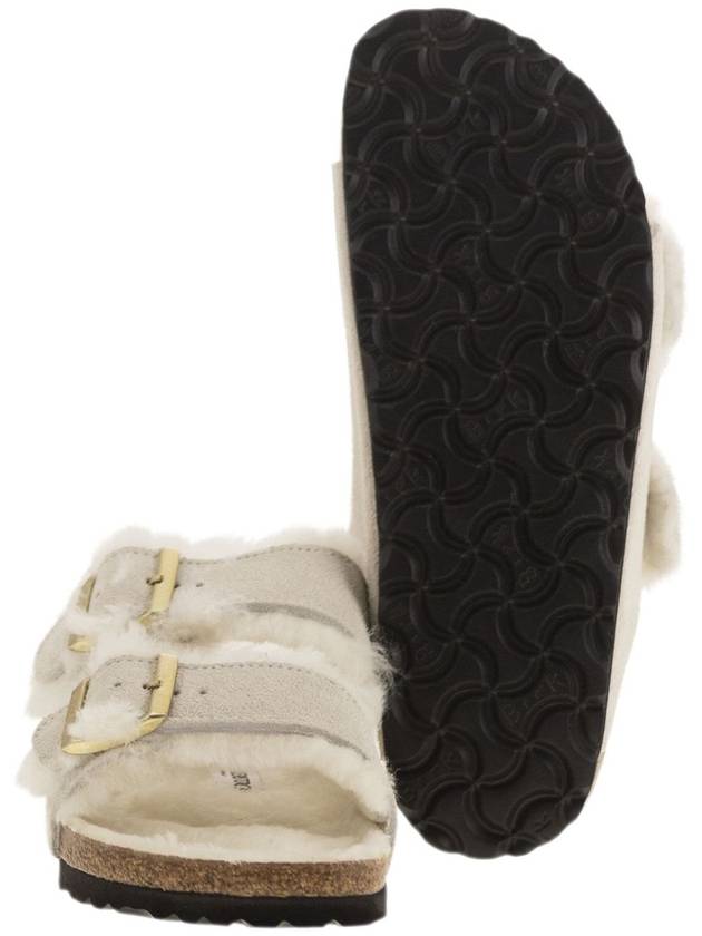 Arizona Shearling Slippers Antique White - BIRKENSTOCK - BALAAN 6