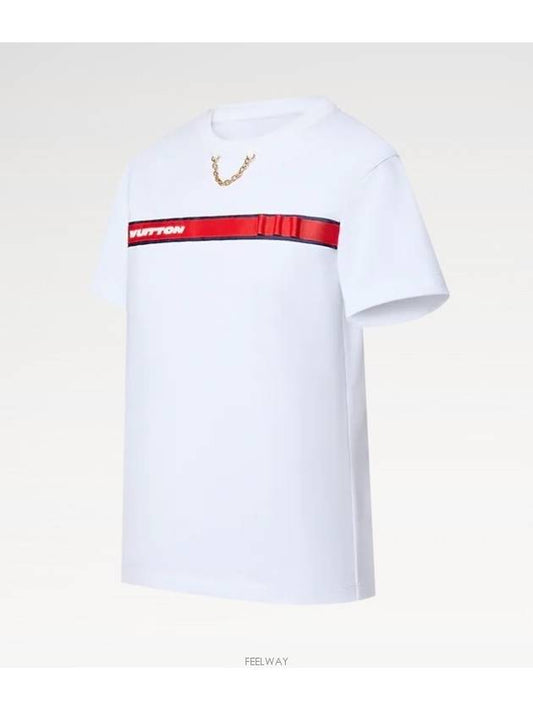 1AFYPW NEW Vuitton Strap T Shirt - LOUIS VUITTON - BALAAN 2