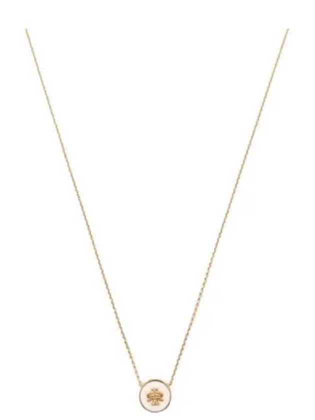 Kira Enamel Pendant Necklace Gold - TORY BURCH - BALAAN 2