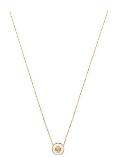 Kira Enamel Pendant Necklace Gold - TORY BURCH - BALAAN 2