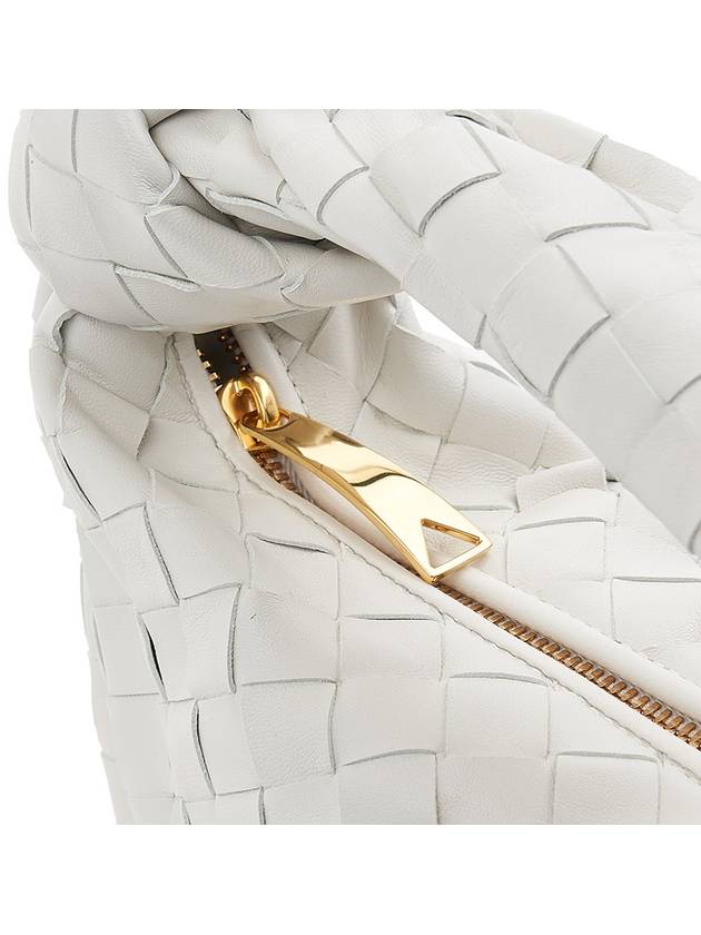 Intrecciato Heart Detail Leather Tote Bag White - BOTTEGA VENETA - BALAAN 9