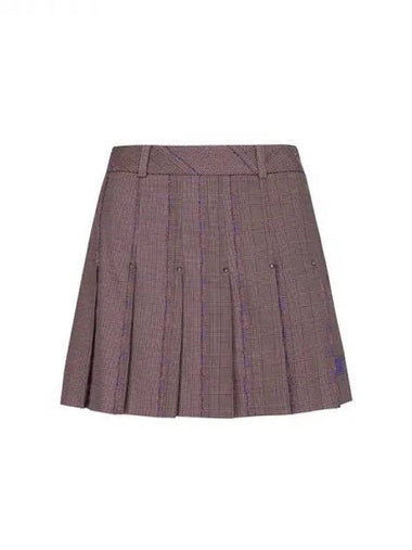 Annew Women s Fall Check Point Pleated Skirt AGCSQ12OR Domestic Product GQCY22091323096 - ANEWGOLF - BALAAN 1