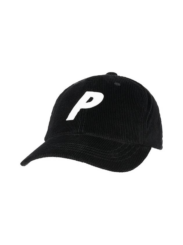 Corduroy P 6Panel Black Corduroy P 6Panel Black - PALACE - BALAAN 1