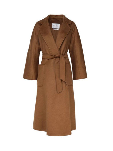 Ludmilla Belt Single Coat Tobacco - MAX MARA - BALAAN 1